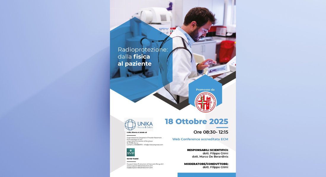 Clicca per accedere all'articolo Web Conference - Radioprotezione: dalla fisica al paziente