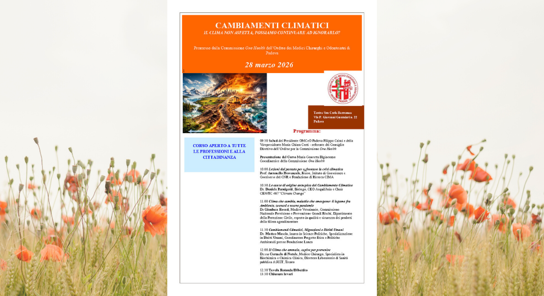 Clicca per accedere all'articolo Cambiamenti climatici. Il clima non aspetta, possiamo continuare ad ignorarlo?