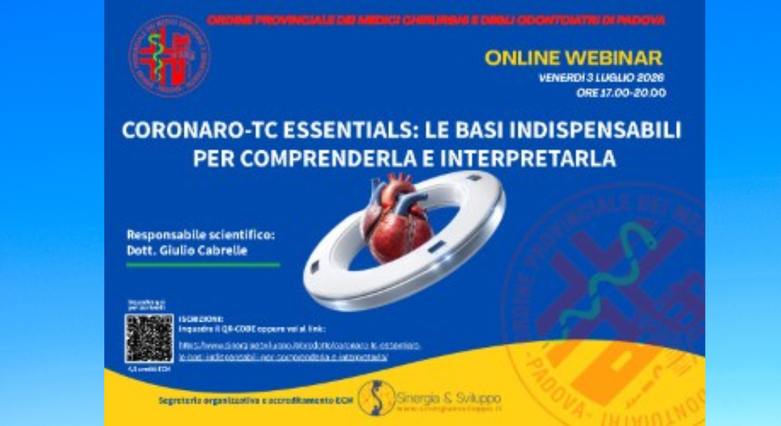 Clicca per accedere all'articolo Online Webinar - Coronaro-TC Essentials: le basi indispensabili per comprenderla e interpretarla