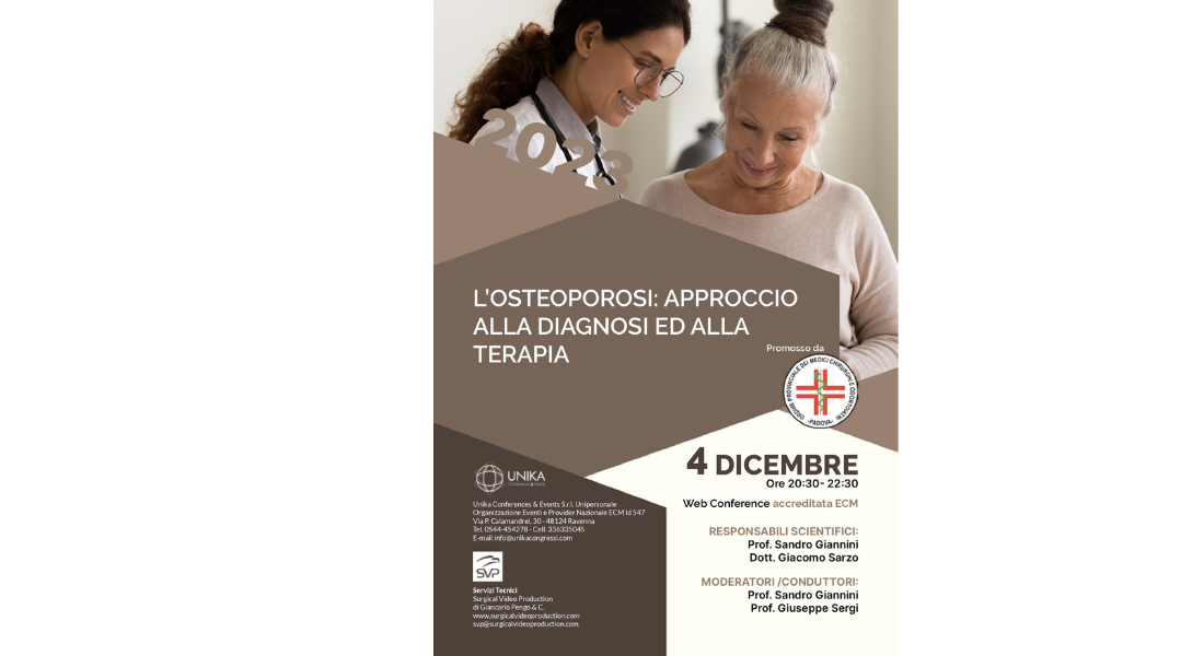 Clicca per accedere all'articolo Web Conference - L'osteoporosi: approccio alla diagnosi ed alla terapia