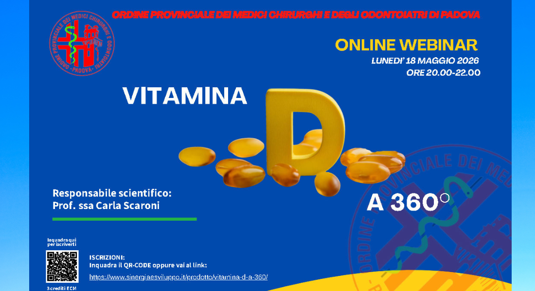 Clicca per accedere all'articolo Online webinar - Vitamina D a 360°